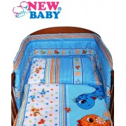 3-dielne posteľné obliečky New Baby Dino, modré